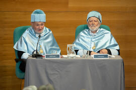 Discurso de Brian Harris en su investidura como Doctor "Honoris Causa" por la Facultad de Filosofía y Letras de la Universidad de Málaga. Edificio del Rectorado. Febrero de 2020
