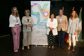 Autoridades. Acto de inauguración de los Cursos de Verano de la Universidad de Málaga. Marbella. ...