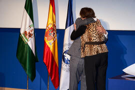 Toma de posesión de María Josefa de la Torre Molina como nueva catedrática del Área de Música de la Universidad de Málaga. Paraninfo. Diciembre de 2021