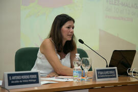 Elsa Marina Álvarez. Inauguración de los Cursos de Verano de la Universidad de Málaga. Vélez Mála...