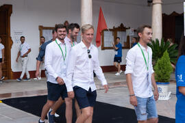 Desfile de deportistas. Ceremonia de inauguración del Campeonato Europeo de Golf Universitario. A...