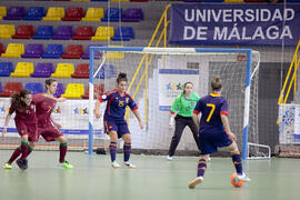 Partido España contra Portugal. 14º Campeonato del Mundo Universitario de Fútbol Sala 2014 (FUTSA...