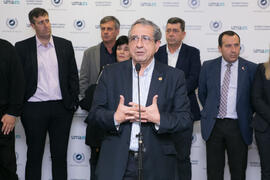 José Ángel Narváez en la inauguración de las Jornadas de Puertas Abiertas de la Universidad de Má...