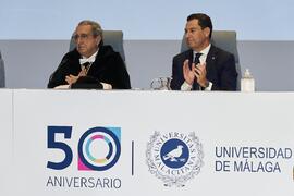 José Ángel Narváez y Juan Manuel Moreno. Solemne Acto de Apertura del Curso Académico 2022/2023 d...