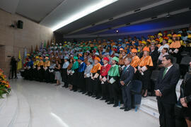 Asistentes a la Apertura del Curso Académico 2017/2018 de la Universidad de Málaga. Salón de acto...