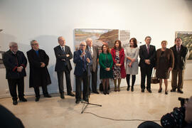 Inauguración de la exposición "Paisajes Andaluces", de Eugenio Chicano. Museo del Patri...