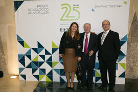 Momentos posteriores al acto del 25 Aniversario del Parque Tecnológico de Andalucía. Palacio de F...