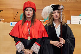 Comitiva académica. Investidura de Jorge Martínez-Vázquez como Doctor "Honoris Causa" por la Universidad de Málaga. Edificio del Rectorado. Julio de 2025