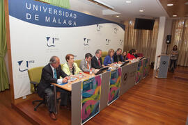 Presentación de los cursos de verano de la Universidad de Málaga. Rectorado. Mayo de 2010