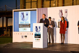 Inauguración del Campeonato Mundial Universitario de Golf. Antequera Golf. Junio de 2010