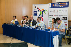 Acto para el sorteo del calendario de competición. Campeonato Europeo Universitario de Balonmano. Antequera. Julio de 2017
