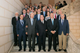 Foto de grupo. Reunión para la Declaración de Granada. Facultad de Derecho de la Universidad de Granada. Mayo de 2018