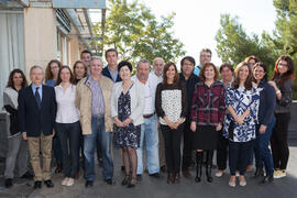 Foto de grupo. Personal e instalaciones del Departamento de Farmacología. Facultad de Medicina. Noviembre de 2015