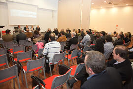 Inauguración curso de farmacología de la Universidad de Málaga. Colegio de Médicos. Málaga. Enero...