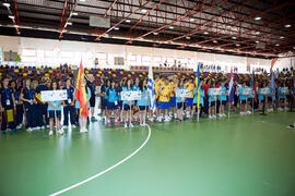 Equipos participantes. Inauguración del 14º Campeonato del Mundo Universitario de Fútbol Sala 201...