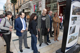 Inauguración de la exposición "UMA 40 años compartiendo futuro" en Calle Larios. Octubr...