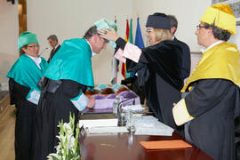 Investidura de nuevos doctores por la Universidad de Málaga. Paraninfo. Febrero de 2012