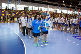 Ceremonia de apertura del Campeonato del Mundo Universitario de Balonmano. Antequera. Junio de 2016