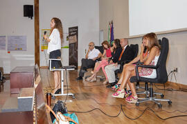 Acto de bienvenida a los alumnos de primer curso de Económicas. Paraninfo. Septiembre de 2014