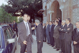 Inauguración del Rectorado por el príncipe Felipe. Málaga. Abril de 2002