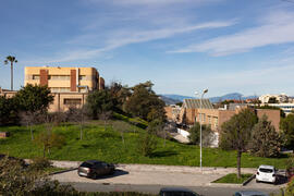 Facultad de Filosofía y Letras. Campus de Teatinos. Febrero de 2021