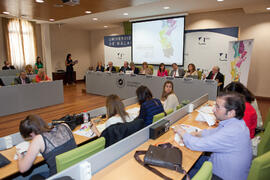 Presentación de los cursos de verano de la Universidad de Málaga. Rectorado. Mayo de 2014