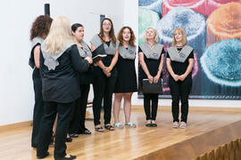 Coro Oficial de la UMA. Graduación y clausura del curso del Aula de Mayores de la Universidad de ...