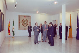 Inauguración del Rectorado por el príncipe Felipe. Málaga. Abril de 2002