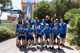 Grupo de voluntariado. Campeonato Europeo de Golf Universitario. Antequera. Junio de 2019