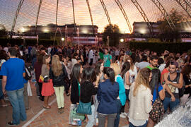 Acto de bienvenida a los alumnos Erasmus de la Universidad de Málaga. Jardín Botánico. Octubre de...