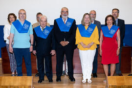 Graduación del curso del Aula de Mayores de la Universidad de Málaga. Paraninfo. Junio de 2019