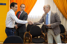 Entrega de Becas de la Cátedra Santander de Responsabilidad Social Corporativa. Facultad de Cienc...