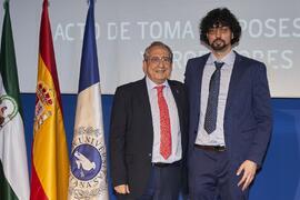 Toma de posesión de Luis Alejandro López Agudo como profesor titular del Área de Economía Aplicada de la Universidad de Málaga. Paraninfo. Diciembre de 2022