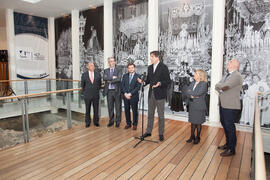 Inauguración de la exposición "Semana Santa, 1972. UMA 40 años compartiendo futuro". Rectorado. Marzo de 2013