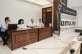 Intervención de Salvador Peláez. Graduación de los alumnos del CIE de la Universidad de Málaga. Centro Internacional de Español. Mayo de 2015
