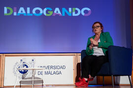 "Dialogando" con Clara Grima. Escuela de Ingenierías Industriales de la Universidad de Málaga. Mayo de 2024