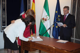 Toma de posesión del personal docente e investigador de la Universidad de Málaga. Rectorado. Novi...