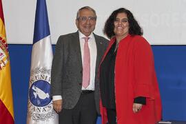 Toma de posesión de Leticia Olga Rubio Lamia como profesora titular del Área de Medicina Legal y Forense de la Universidad de Málaga. Toma de posesión de nuevos catedráticos y profesores titulares de la Universidad de Málaga. Paraninfo. Noviembre de 2023