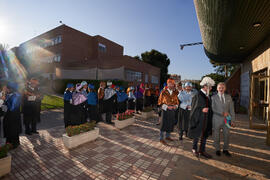 Momentos previos a la entrega de la Medalla de Oro de la Universidad de Málaga a la Universidad de Córdoba y a la Universidad de Sevilla. Paraninfo. Junio de 2023