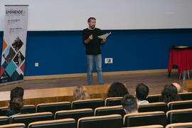 Conferencia de Joan Plaza ‘Patologías del liderazgo’. Seminario "Emprende 21. Territorio y Emprendimiento". Paraninfo. Noviembre de 2018