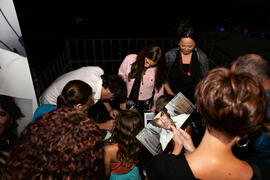 Firma de discos tras el concierto de Dorantes. Cursos de Verano de la Universidad de Málaga. Rond...