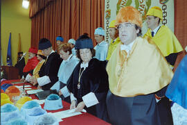 Apertura del Curso Académico 2000/2001 de la Universidad de Málaga. Paraninfo. Octubre de 2000