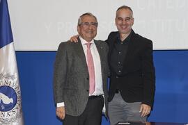 Toma de posesión de Francisco Javier Castellano Pulido como profesor titular del Área de Proyectos Arquitectónicos de la Universidad de Málaga. Toma de posesión de nuevos catedráticos y profesores titulares de la Universidad de Málaga. Paraninfo. Noviembre de 2023