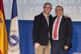 Toma de posesión de Ricardo Braulio Pagán Rodríguez como catedrático del Área de Economía Aplicada de la Universidad de Málaga. Paraninfo. Diciembre de 2022