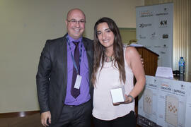 Entrega de premios. Jornada de clausura del I Concurso de Creación de Empresas. Facultad de Cienc...