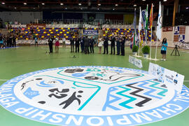 Acto de clausura y entrega de medallas. 14º Campeonato del Mundo Universitario de Fútbol Sala 201...