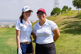 Jugadoras en el Campeonato Europeo de Golf Universitario. Antequera. Junio de 2019