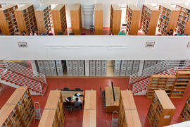 Biblioteca de Derecho "Alejandro Rodríguez Carrión". Campus de Teatinos. Octubre de 2012