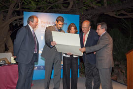 "La Noche del Libro", pregón inaugural de la 39ª Feria del Libro de Málaga. Jardín Botánico-Histórico "La Concepción". Abril de 2009