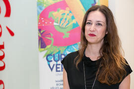 Maribel García Cantero en photocall. Curso "Transexualidad". Cursos de Verano de la Uni...